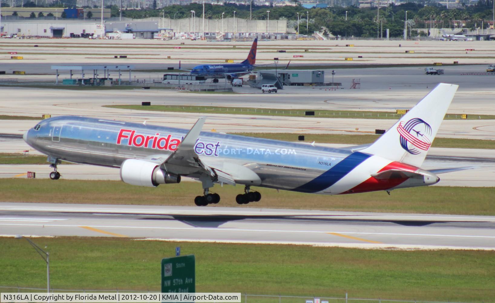 N316LA, 2001 Boeing 767-316F C/N 30842, MIA 2012