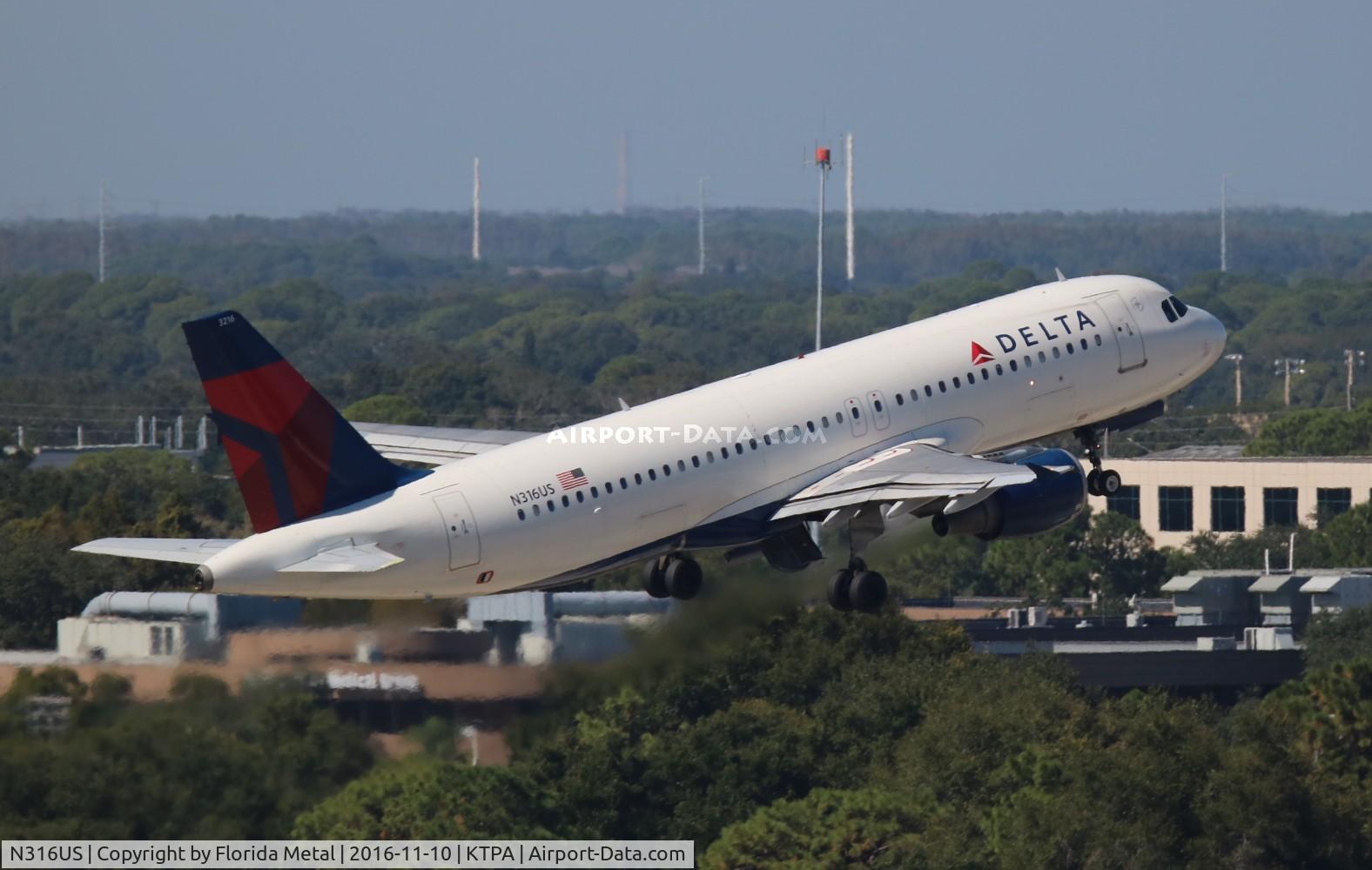 N316US, 1991 Airbus A320-211 C/N 192, TPA 2016