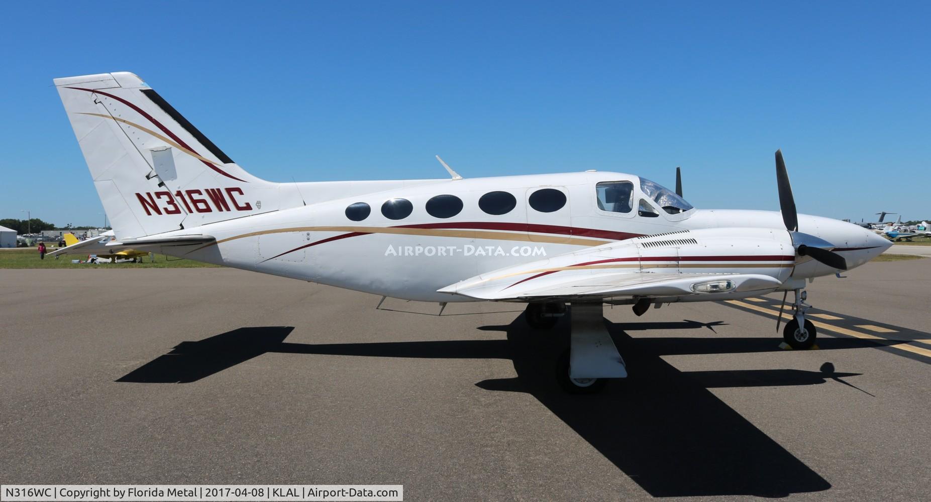 N316WC, Cessna 421C Golden Eagle C/N 421C1047, SNF 2017