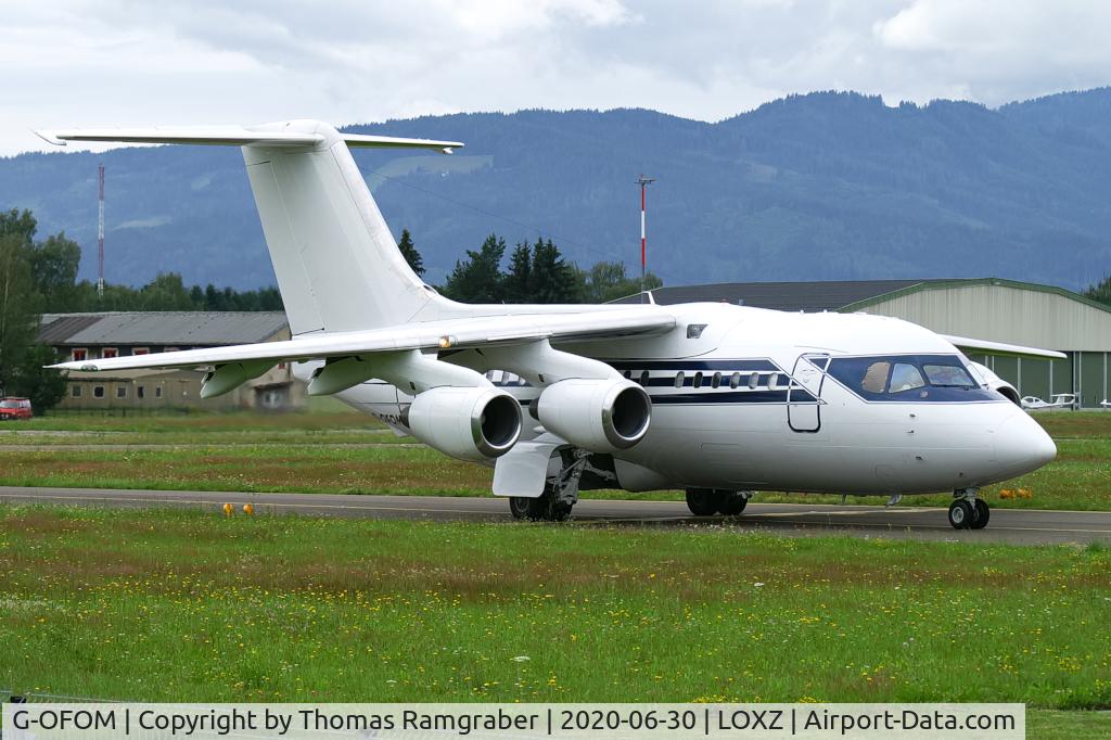 G-OFOM, 1990 British Aerospace BAe.146-100 C/N E1144, Formula One - Flight Operations BAe 146-100