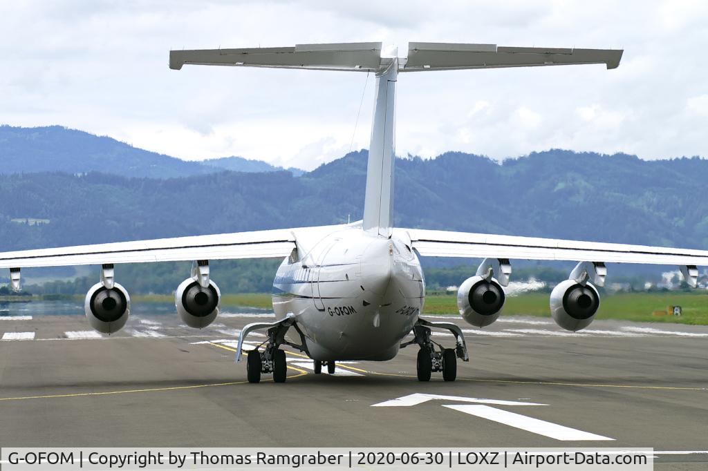 G-OFOM, 1990 British Aerospace BAe.146-100 C/N E1144, Formula One - Flight Operations BAe 146-100