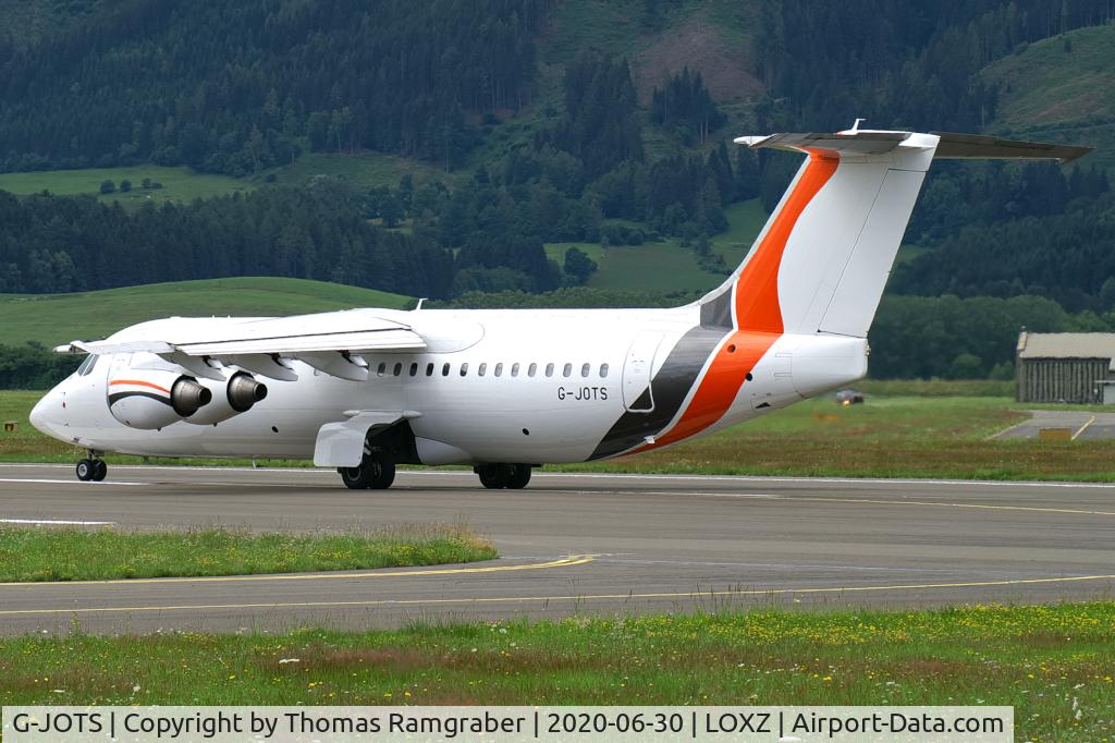 G-JOTS, 1999 British Aerospace Avro 146-RJ100 C/N E3355, JOTA Aviation Avro RJ100