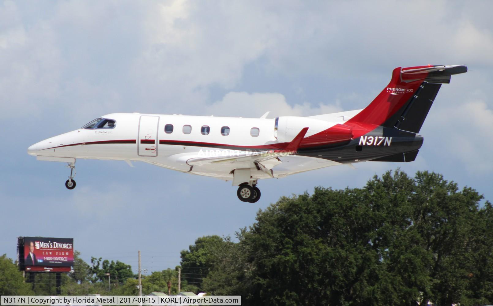N317N, 2015 Embraer EMB-505 Phenom 300 C/N 50500280, ORL 2017