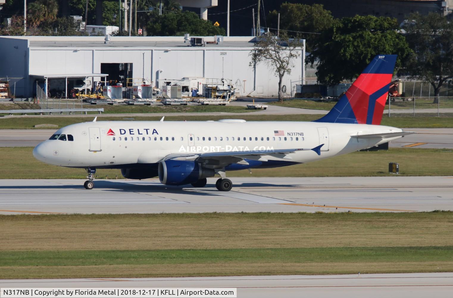 N317NB, 2000 Airbus A319-114 C/N 1324, FLL 2018
