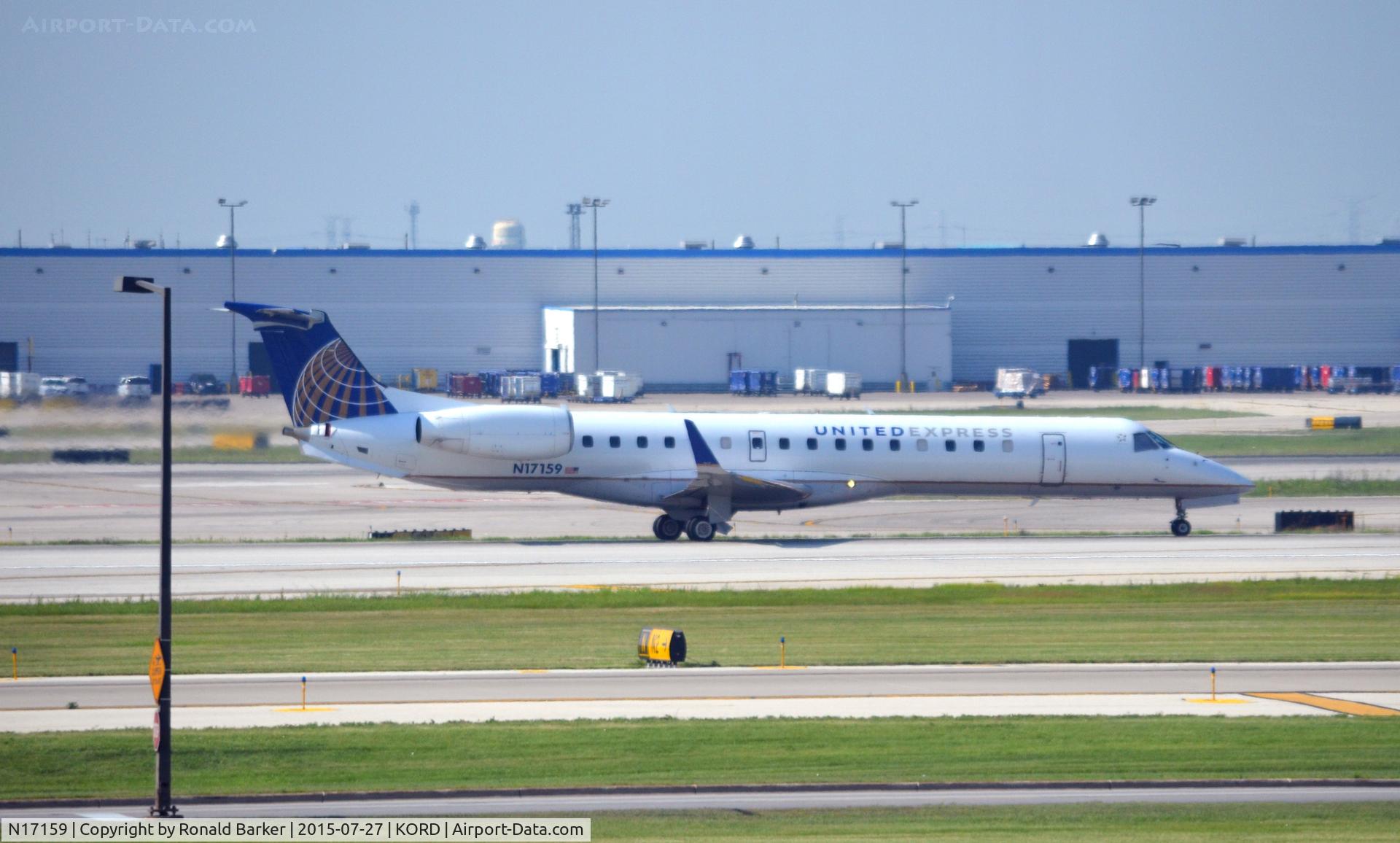N17159, 2004 Embraer ERJ-145XR (EMB-145XR) C/N 145792, Takeoff O'Hare