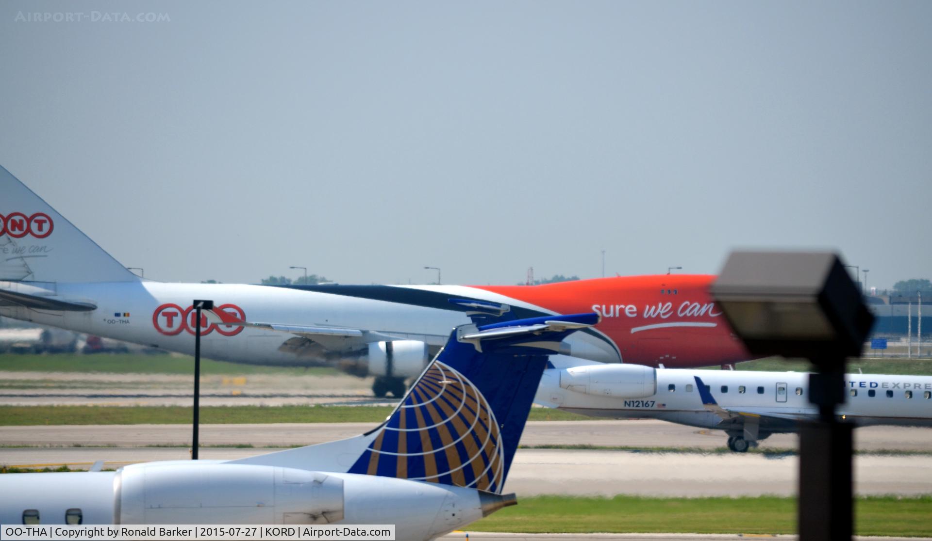 OO-THA, 2006 Boeing 747-4HAF/ER/SCD C/N 35232, Landing O'Hare
