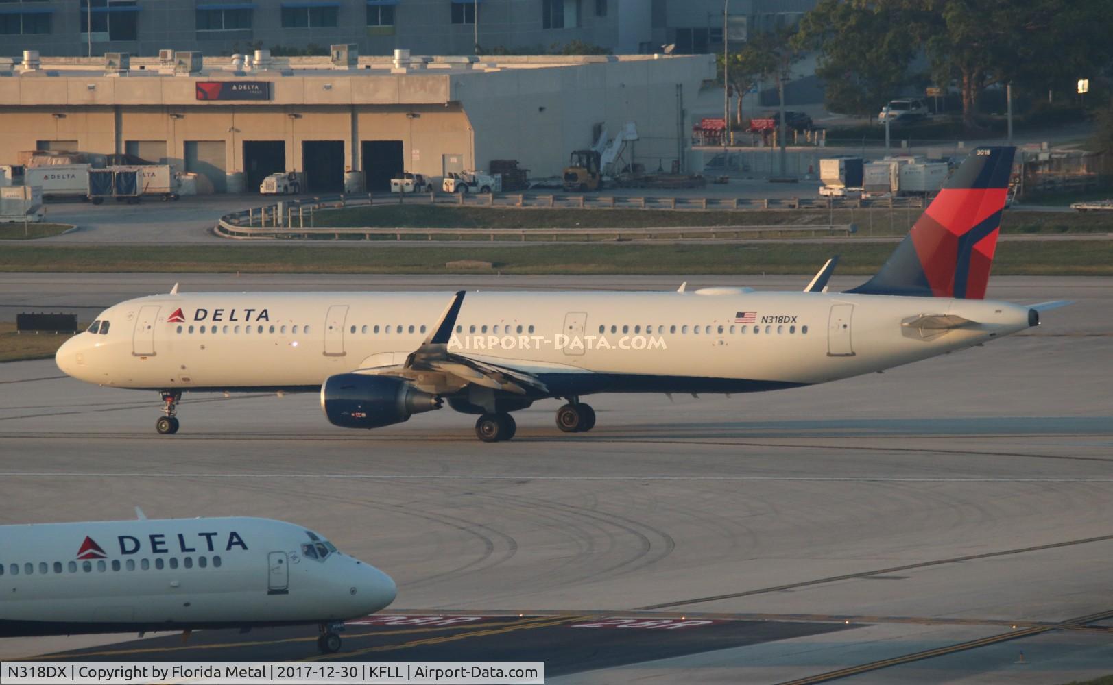 N318DX, 2017 Airbus A321-231 C/N 7441, FLL 2017