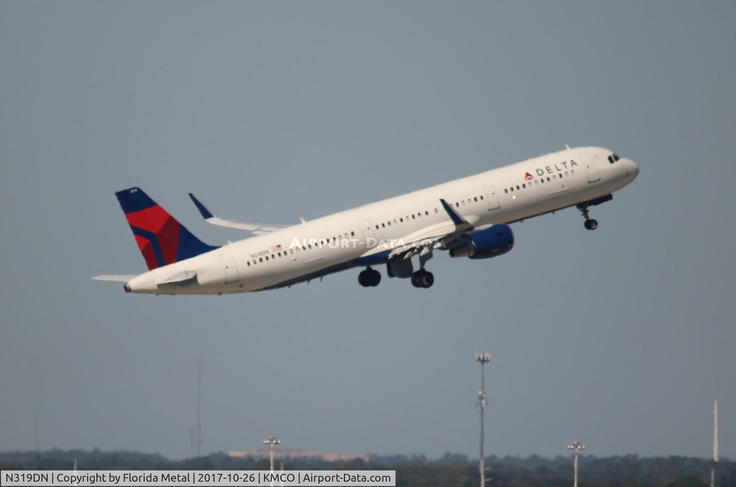 N319DN, 2017 Airbus A321-211 C/N 7479, MCO 2017