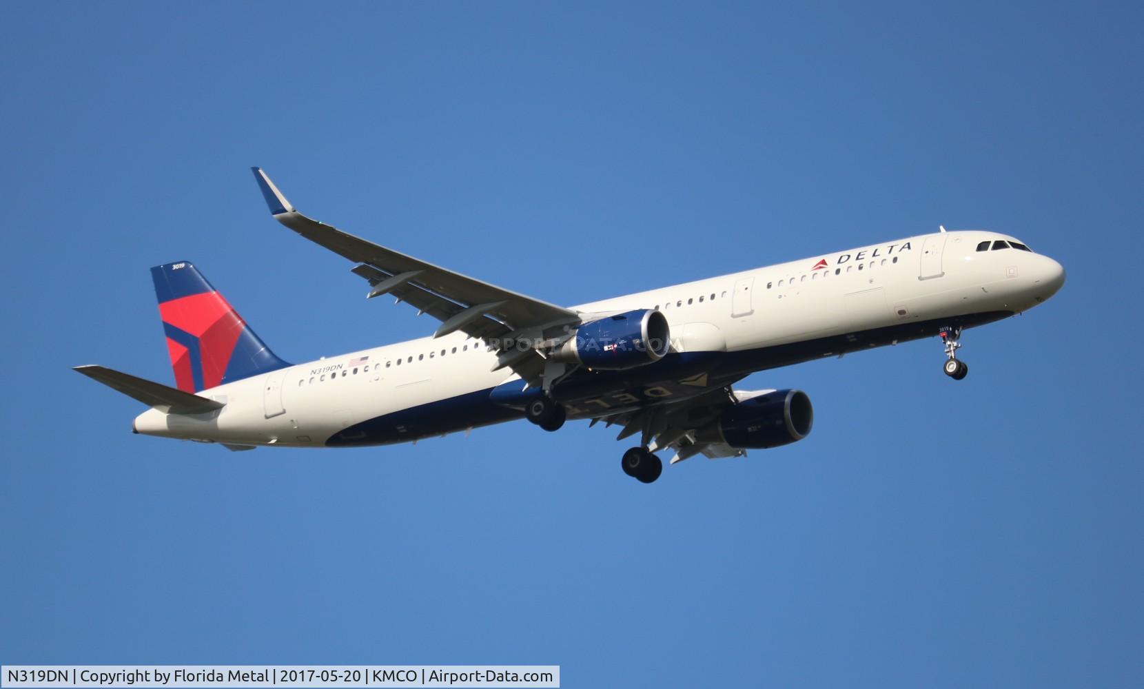 N319DN, 2017 Airbus A321-211 C/N 7479, MCO 2017
