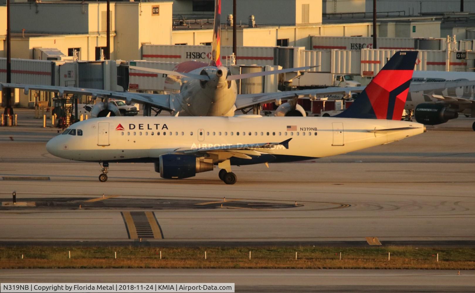 N319NB, 2000 Airbus A319-114 C/N 1346, MIA 2018