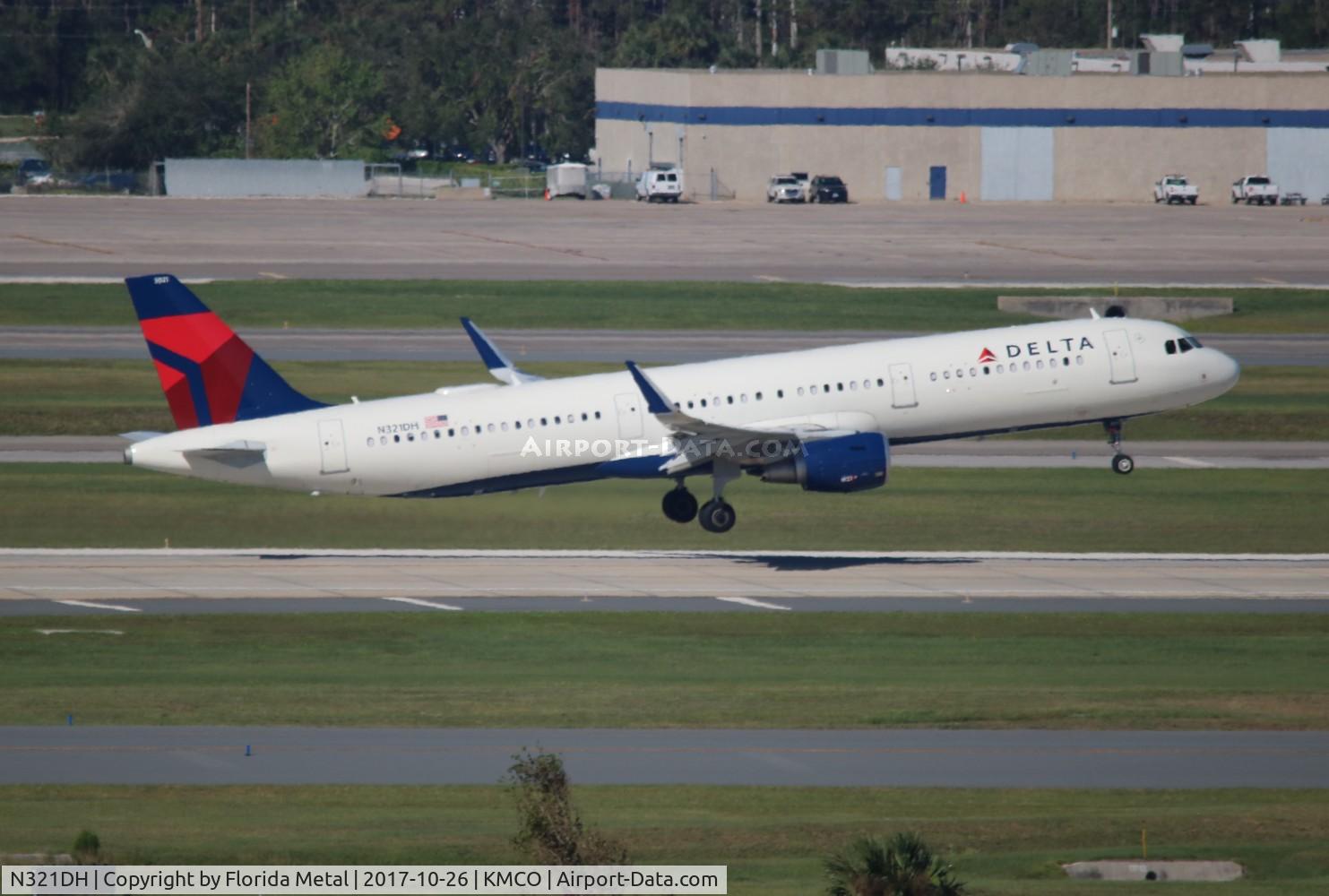 N321DH, 2017 Airbus A321-211 C/N 7592, MCO 2017