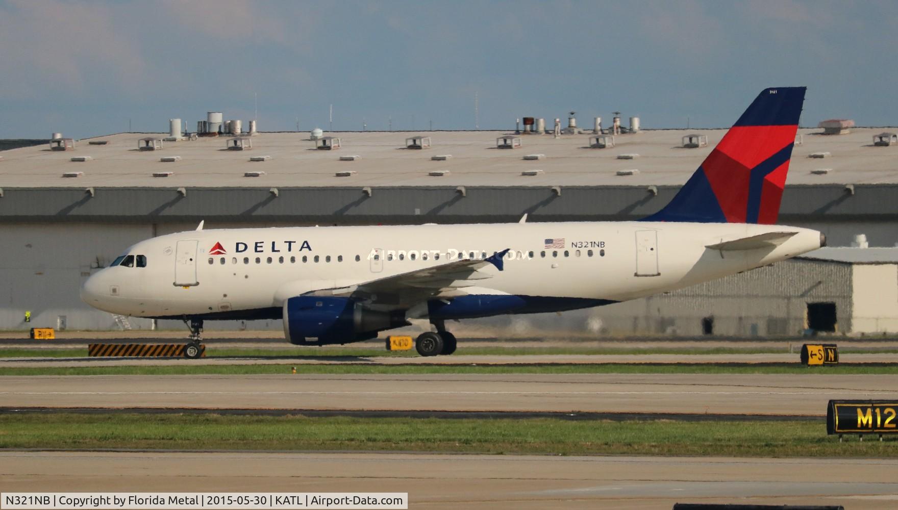N321NB, 2001 Airbus A319-114 C/N 1414, ATL 2015