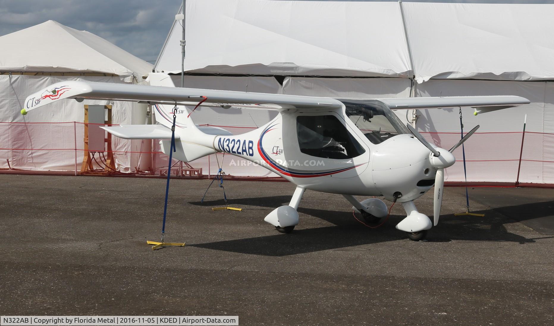 N322AB, 2005 Flight Design CTSW C/N 05-10-05, Deland 2016
