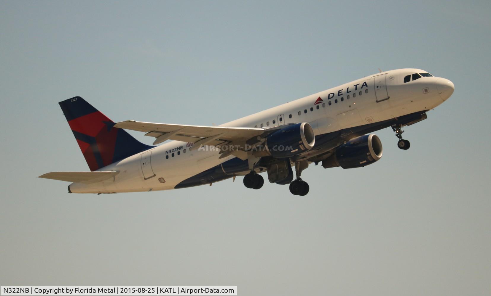 N322NB, 2001 Airbus A319-114 C/N 1434, ATL 2015
