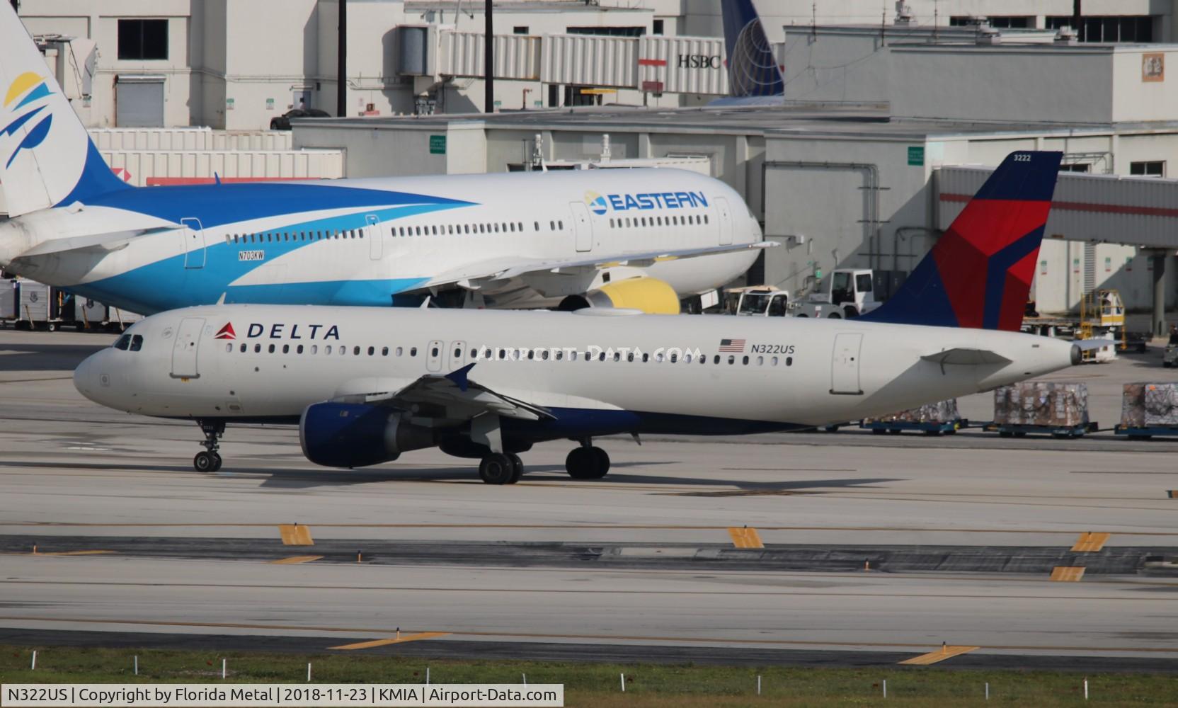 N322US, 1992 Airbus A320-211 C/N 263, MIA 2018