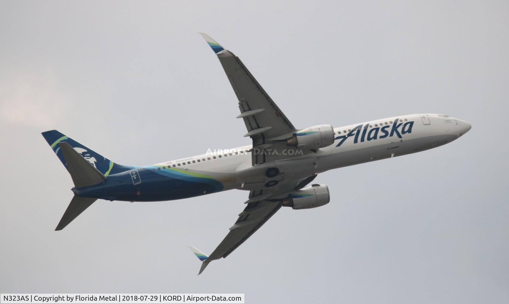 N323AS, 2004 Boeing 737-990 C/N 30021, ORD 2018