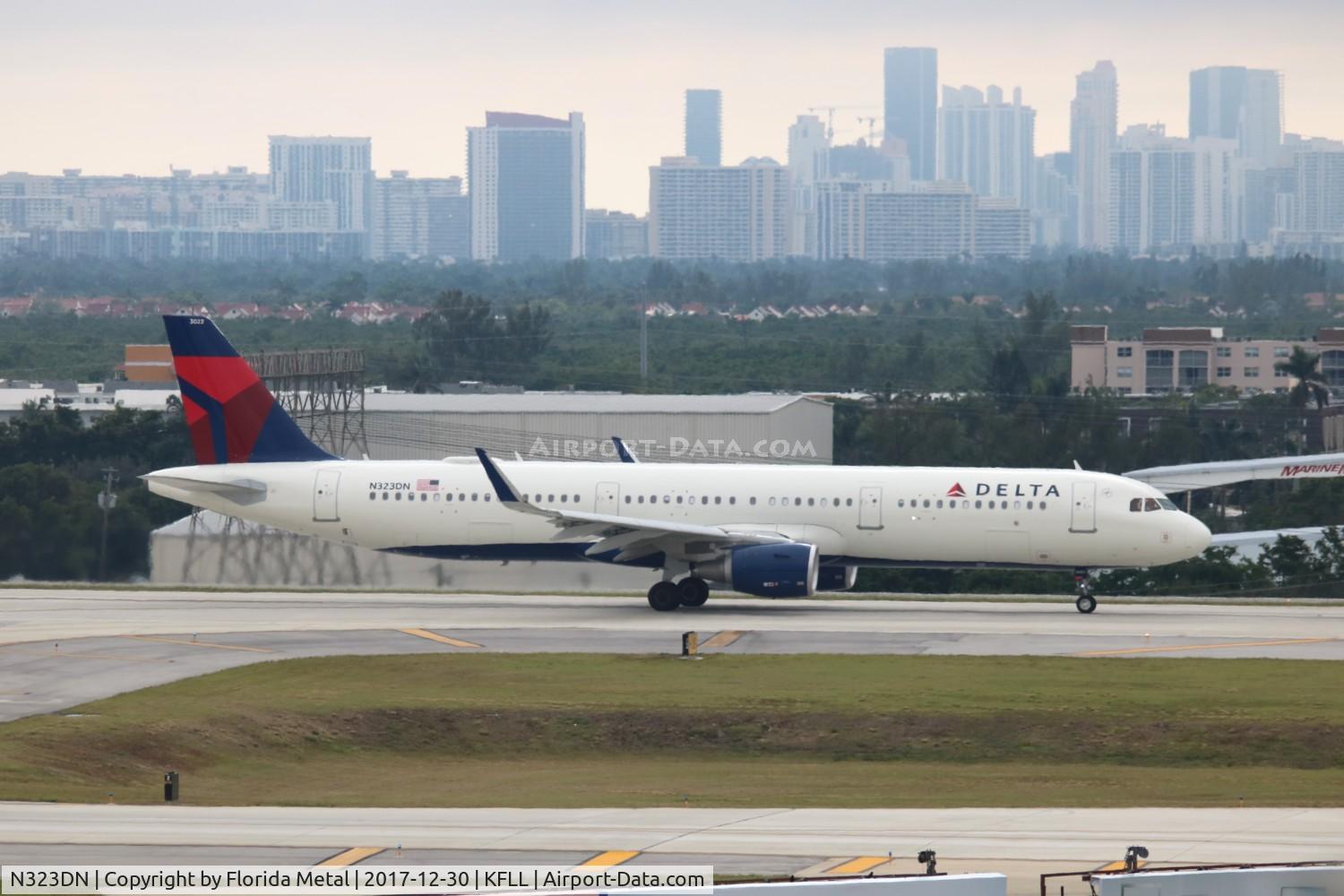 N323DN, 2017 Airbus A321-211 C/N 7672, FLL 2017