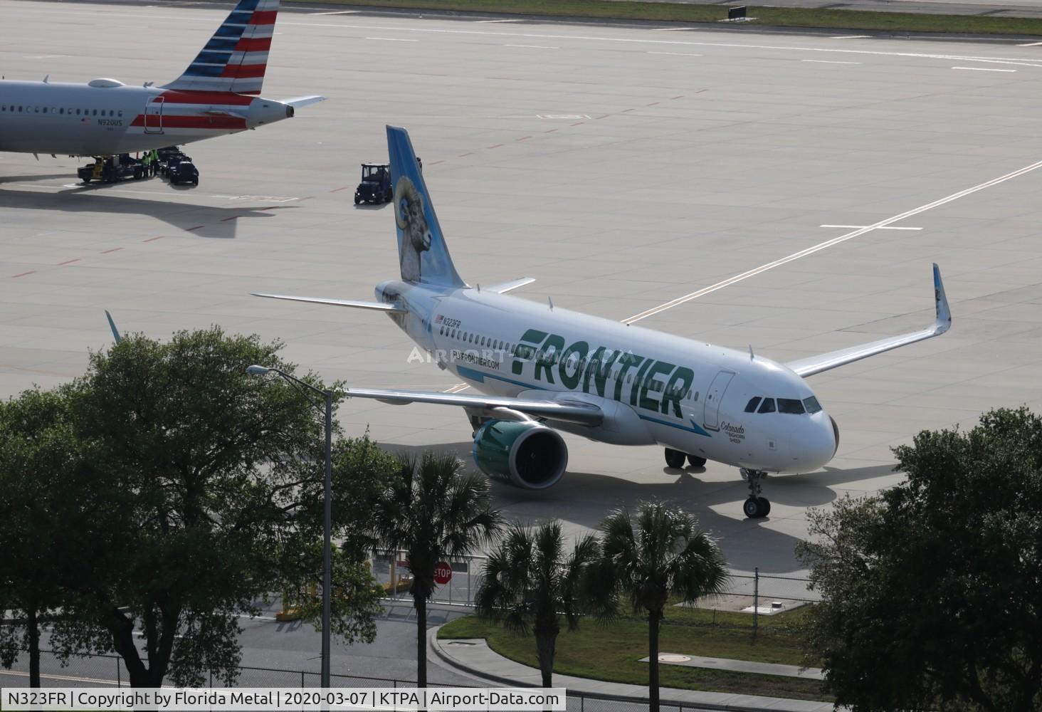 N323FR, 2017 Airbus A320-251N C/N 7925, TPA 2020