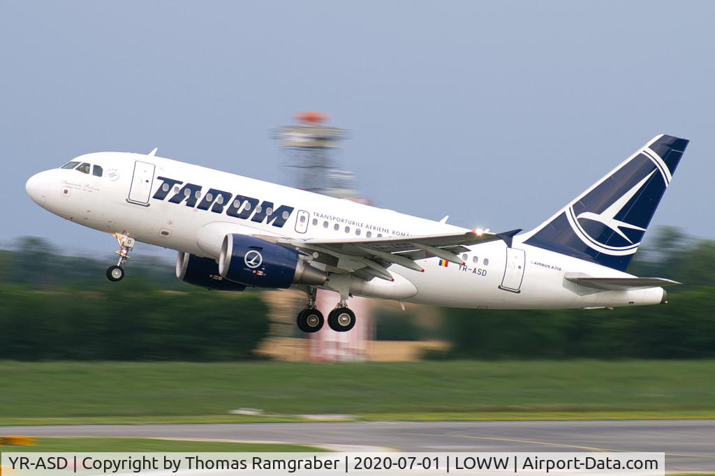 YR-ASD, 2007 Airbus A318-111 C/N 3225, Tarom Airbus A318