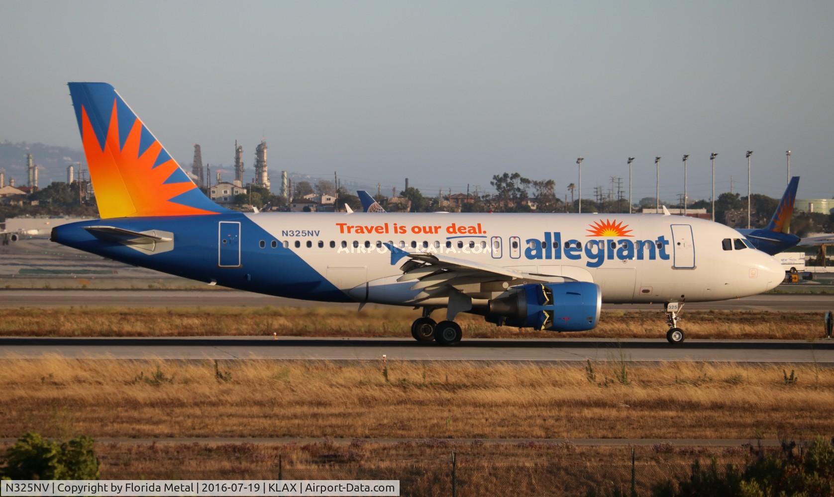 N325NV, 2006 Airbus A319-111 C/N 2729, LAX 2016