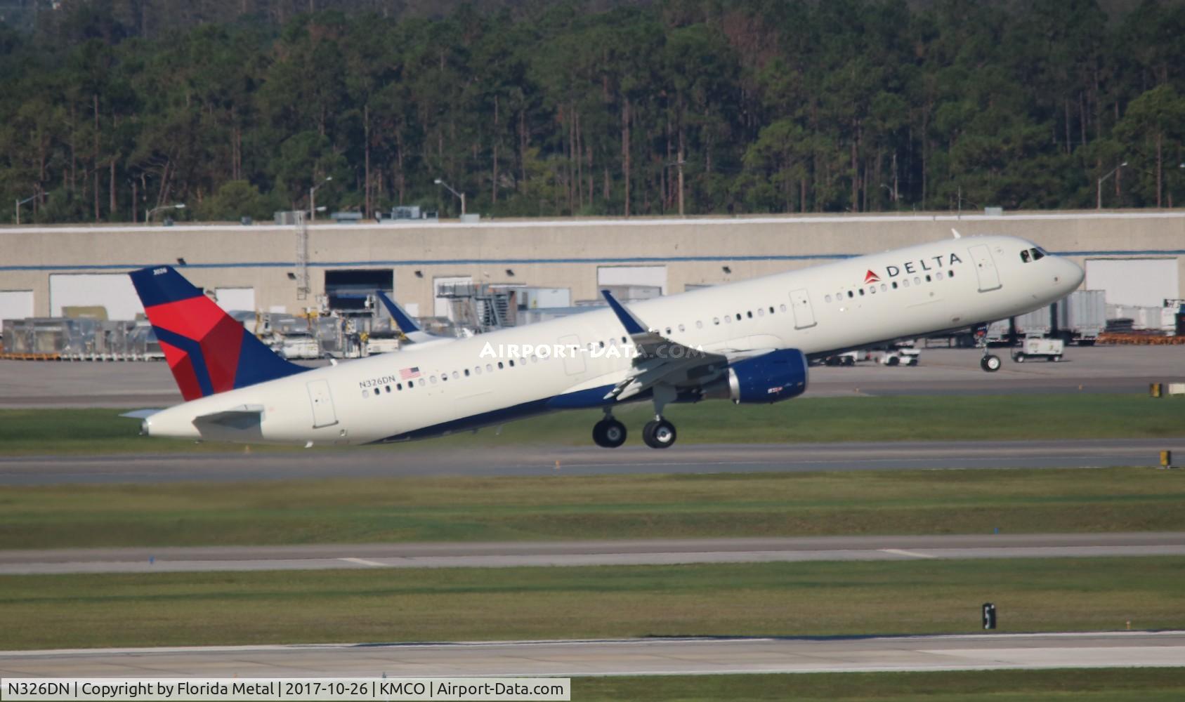 N326DN, 2017 Airbus A321-211 C/N 7645, MCO 2017