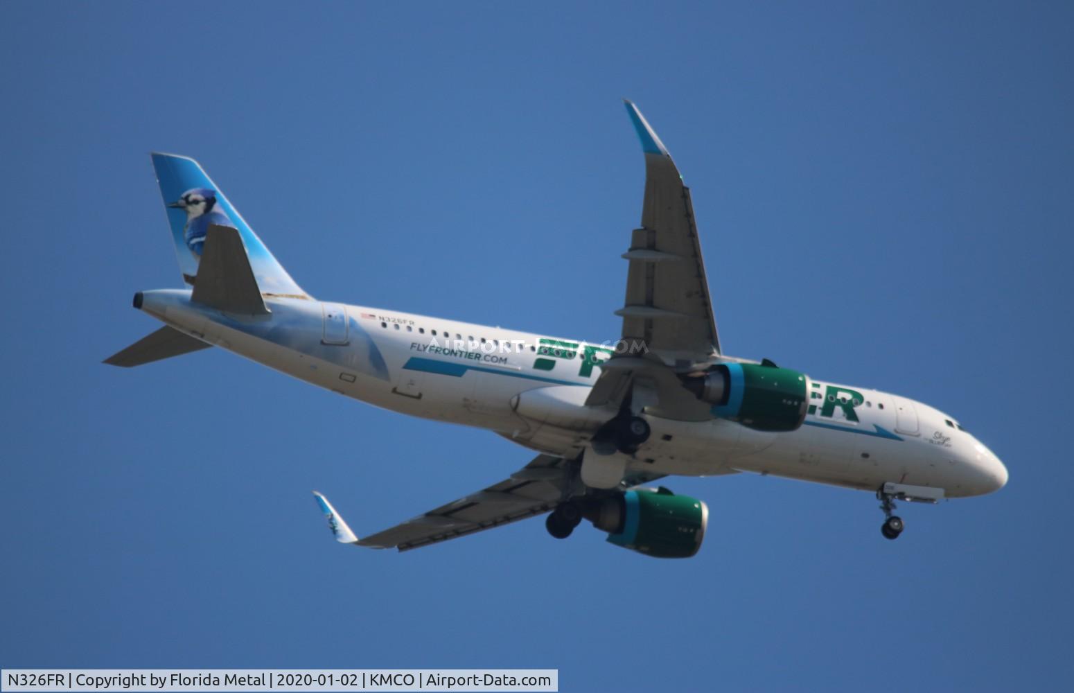 N326FR, 2018 Airbus A320-251N C/N 8102, MCO 2020