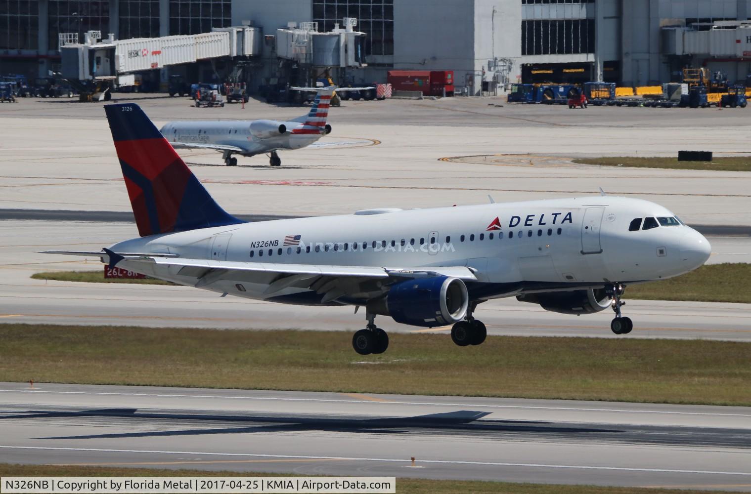 N326NB, 2001 Airbus A319-114 C/N 1498, MIA 2017