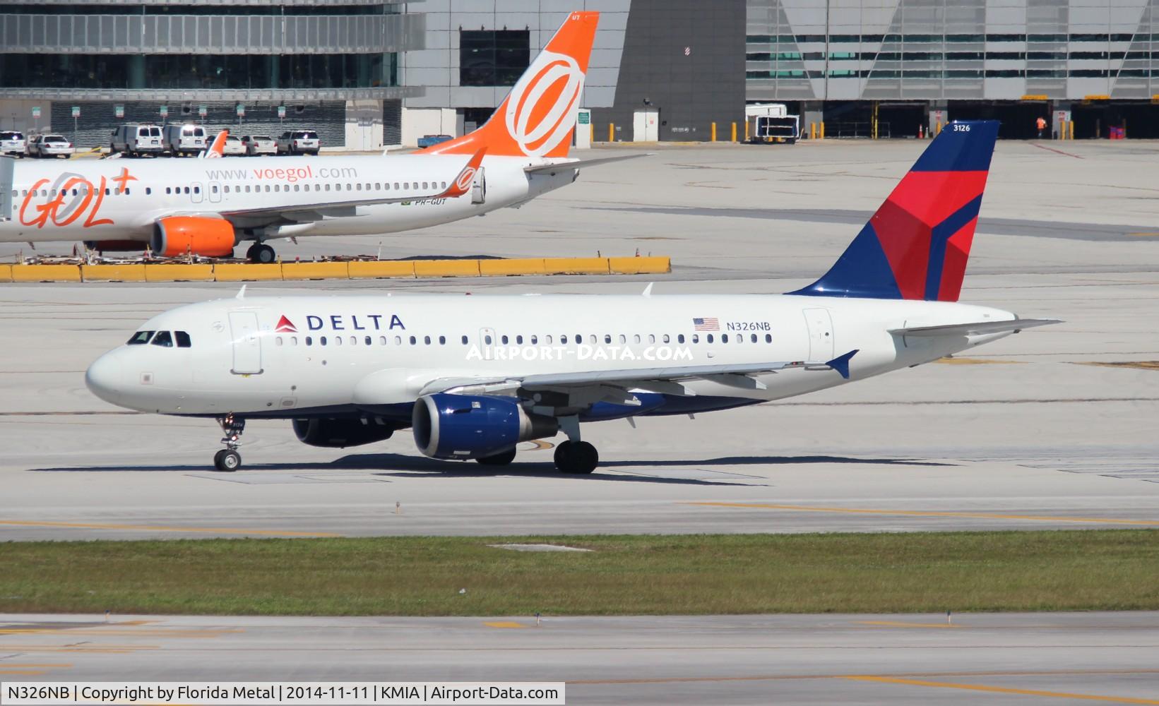 N326NB, 2001 Airbus A319-114 C/N 1498, MIA 2014