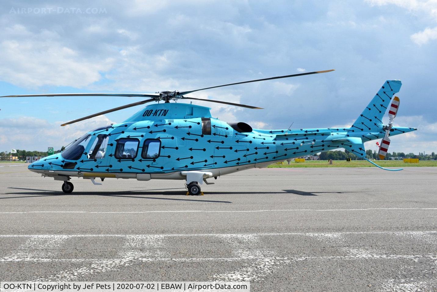 OO-KTN, 2008 Agusta A-109S Grand C/N 22073, At Antwerp Airport.