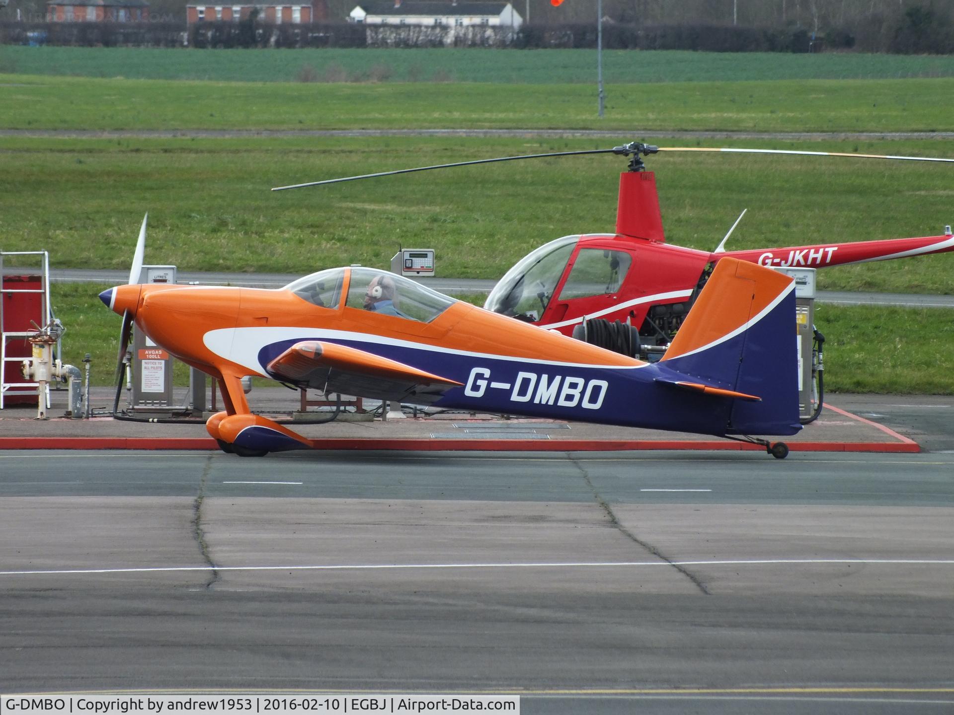 G-DMBO, 2013 Vans RV-7 C/N LAA 323-14827, G-DMBO at Gloucestershire Airport.