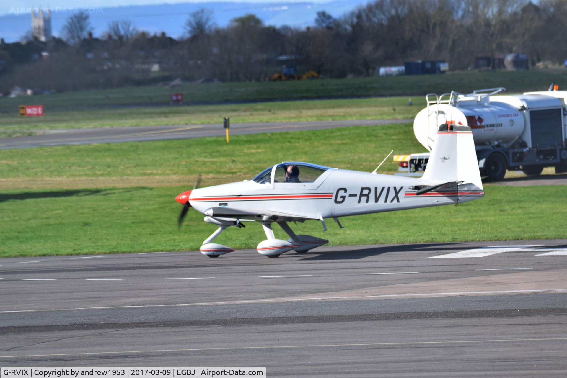 G-RVIX, 2004 Vans RV-9A C/N PFA 320-13779, G-RVIX at Gloucestershire Airport.