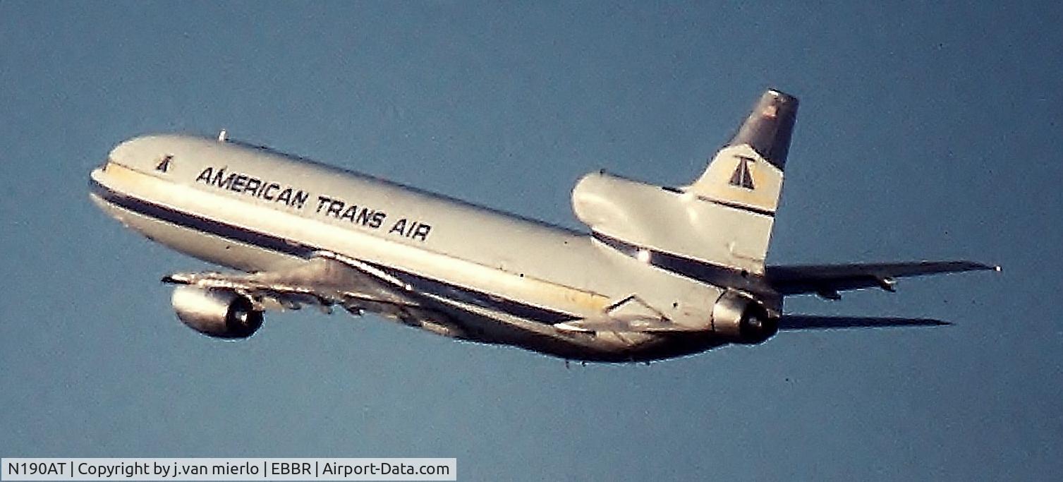 N190AT, 1974 Lockheed L-1011-385-1 TriStar 50 C/N 193C-1086, Airborne BRU 25r scan slide