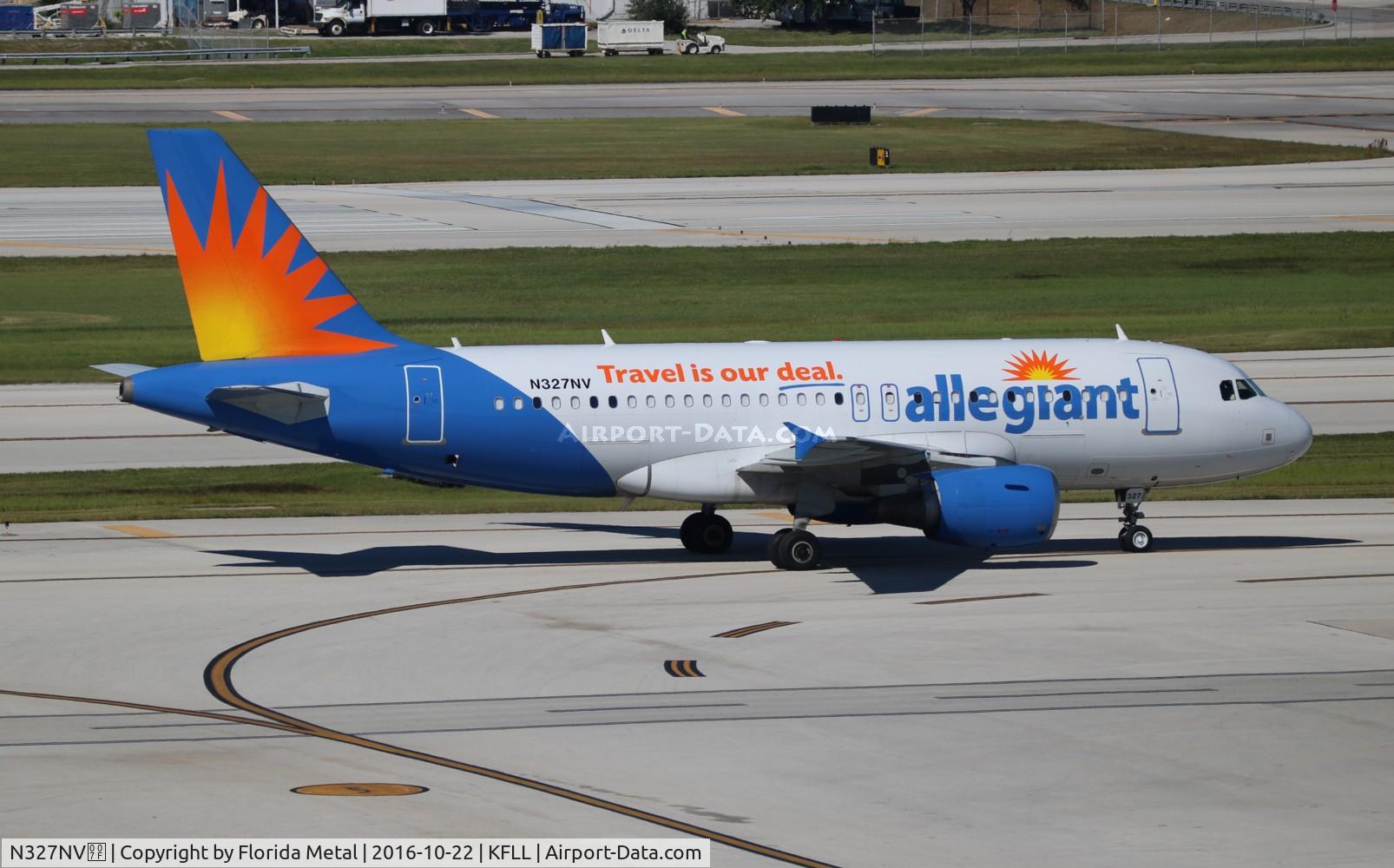 N327NV, 2005 Airbus A319-111 C/N 2556, FLL 2016
