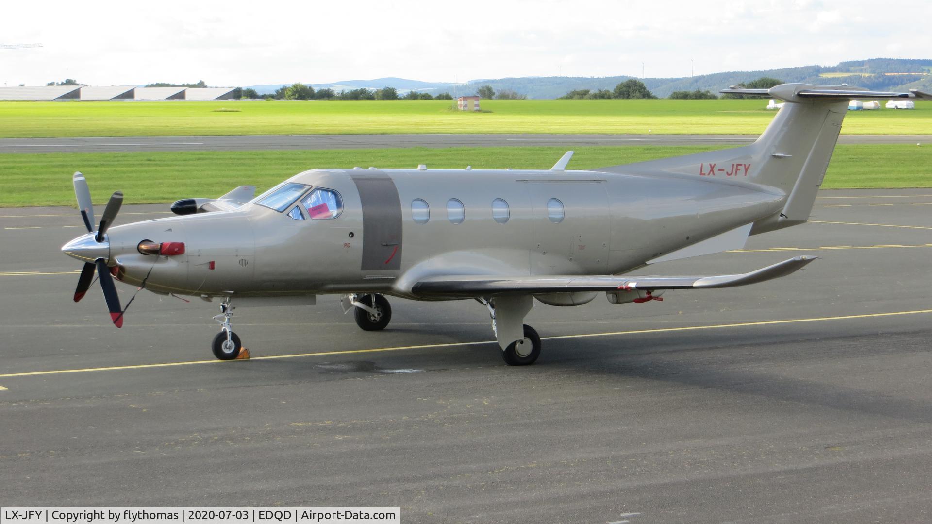 LX-JFY, 2016 Pilatus PC 12/47E C/N 1542, Pilatus PC 12 LX-JFY , Bayreuth Airport