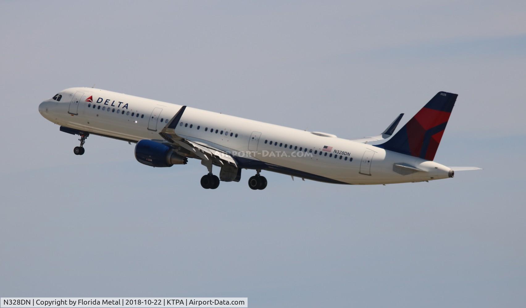 N328DN, 2017 Airbus A321-211 C/N 7840, TPA 2018