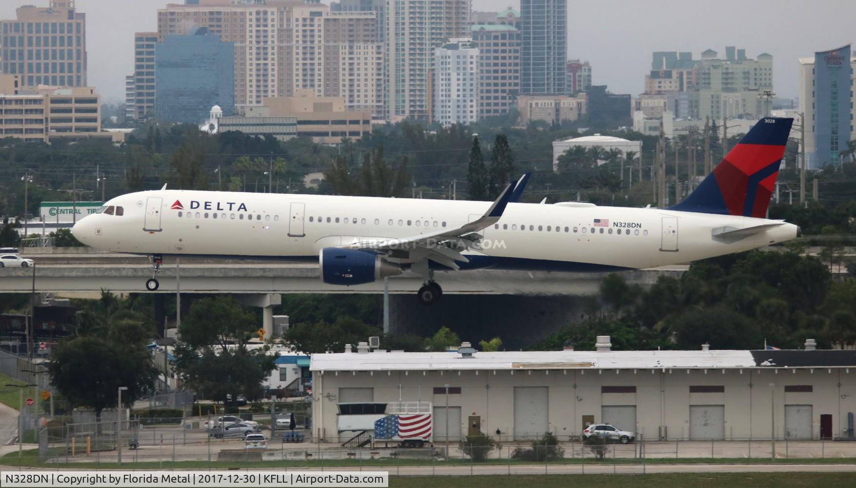 N328DN, 2017 Airbus A321-211 C/N 7840, FLL 2017