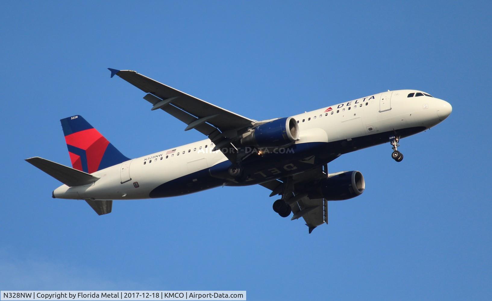 N328NW, 1992 Airbus A320-211 C/N 298, MCO 2017