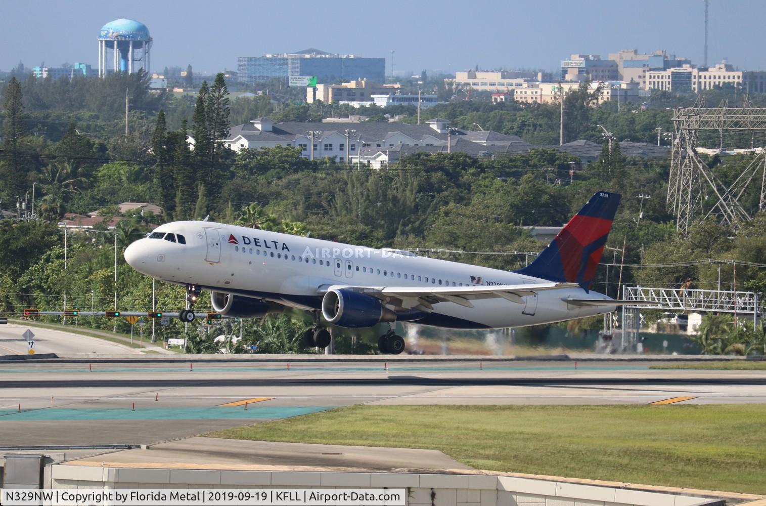 N329NW, 1992 Airbus A320-211 C/N 306, FLL 2019