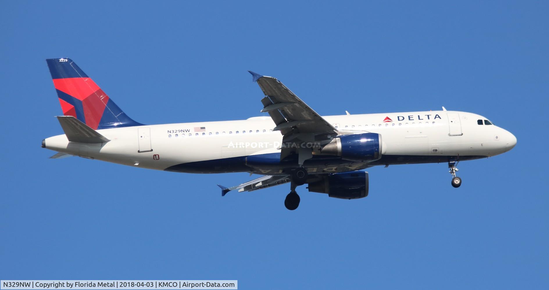 N329NW, 1992 Airbus A320-211 C/N 306, MCO 2018