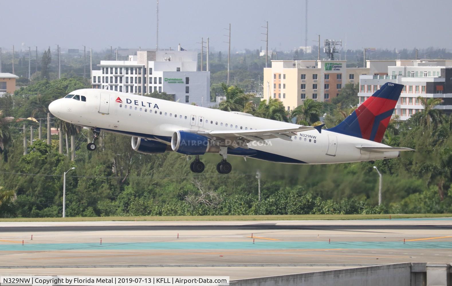 N329NW, 1992 Airbus A320-211 C/N 306, FLL 2019