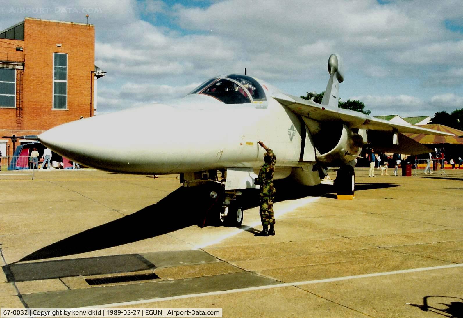 67-0032, 1966 General Dynamics EF-111A Raven C/N EF-40, At the 1989 Mildenhall Air Fete.