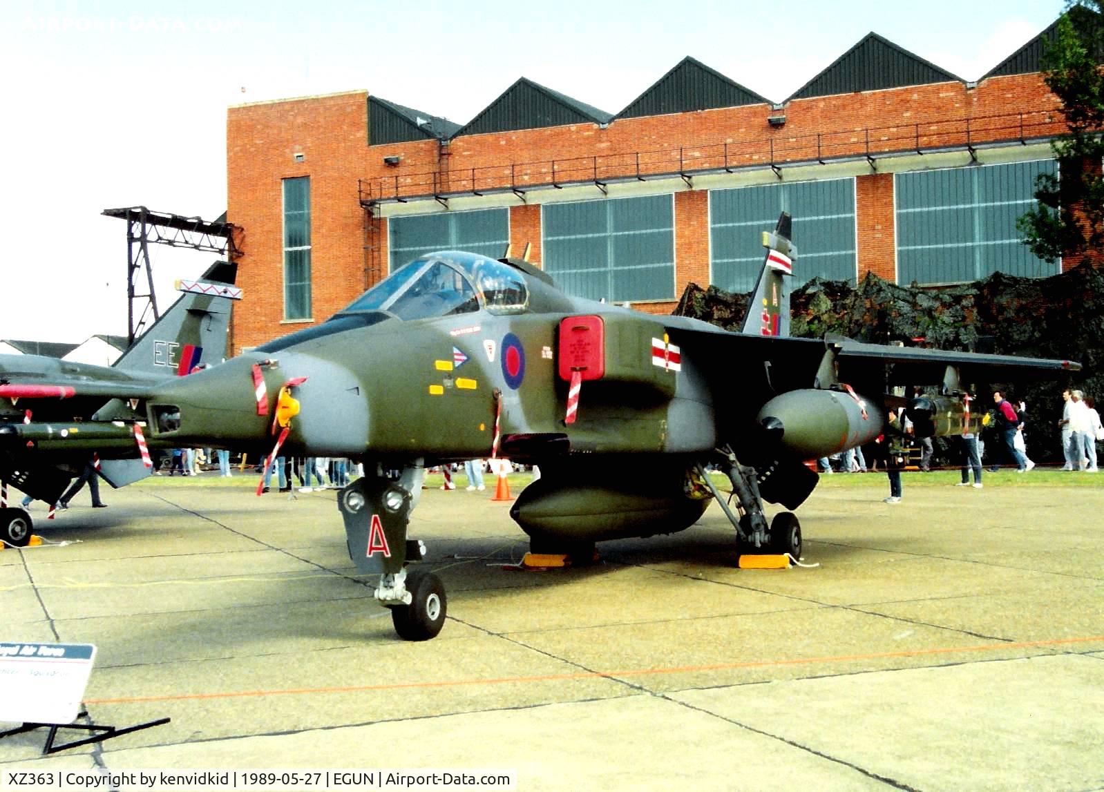 XZ363, 1976 Sepecat Jaguar GR.1A C/N S.130, At the 1989 Mildenhall Air Fete.