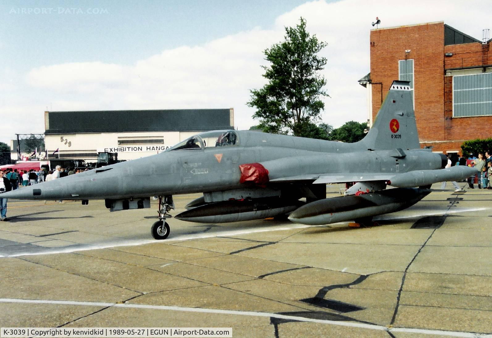 K-3039, 1970 Canadair NF-5A Freedom Fighter C/N 3039, At the 1989 Mildenhall Air Fete.