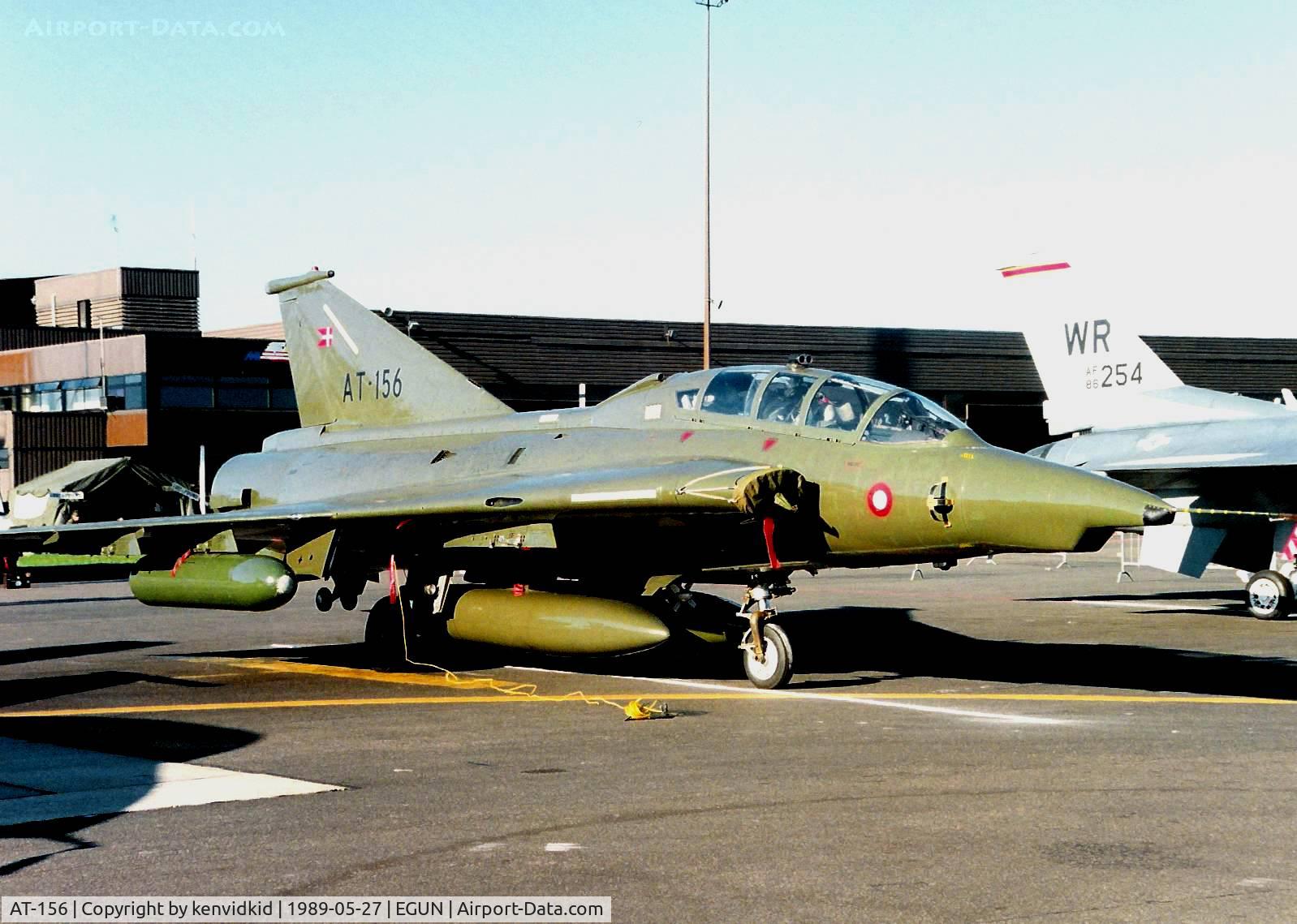 AT-156, 1972 Saab TF-35 Draken C/N 35-1156, At the 1989 Mildenhall Air Fete.
