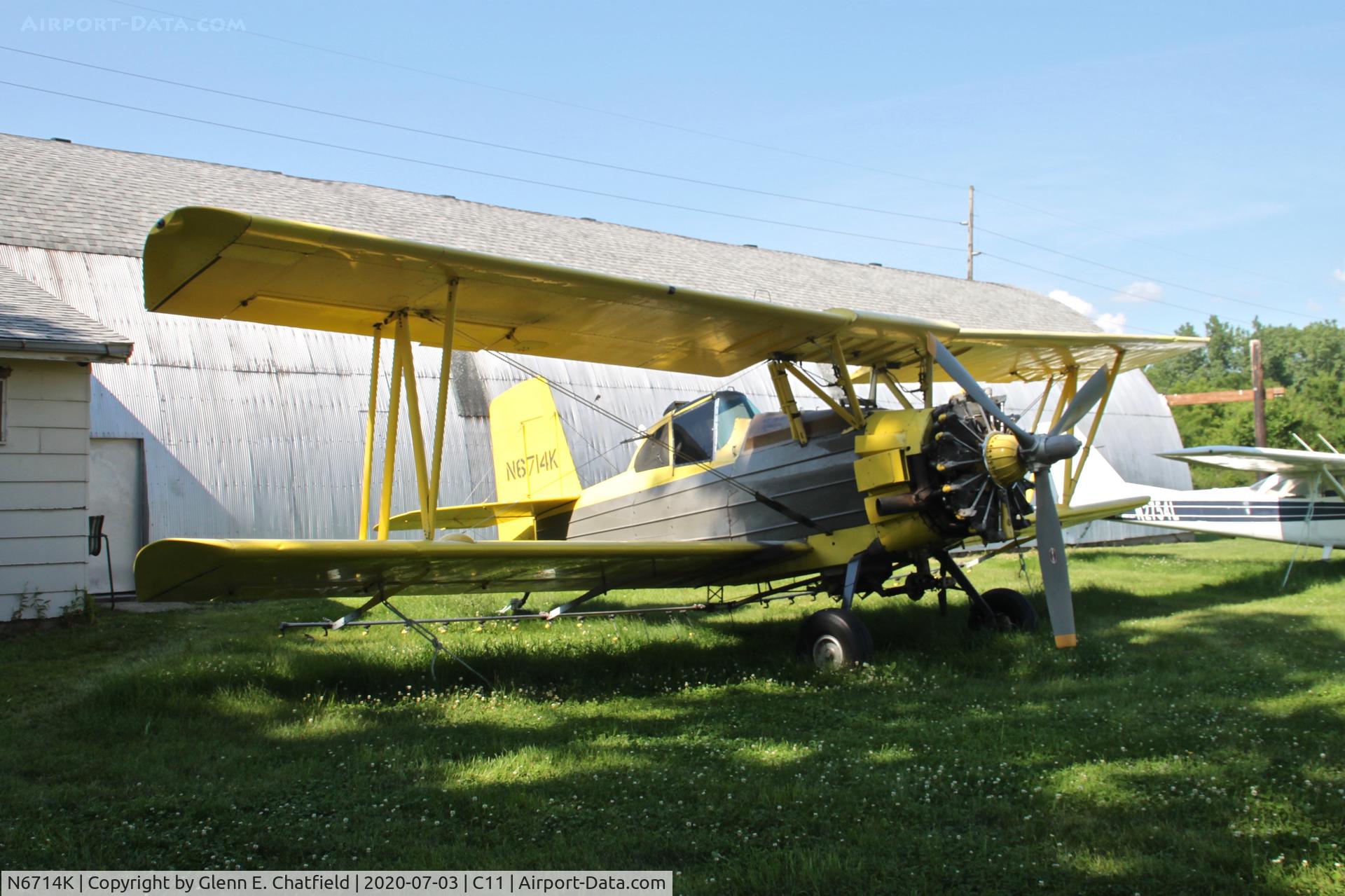 N6714K, 1978 Grumman-Schweizer G-164B C/N 433B, Appears to be derelict