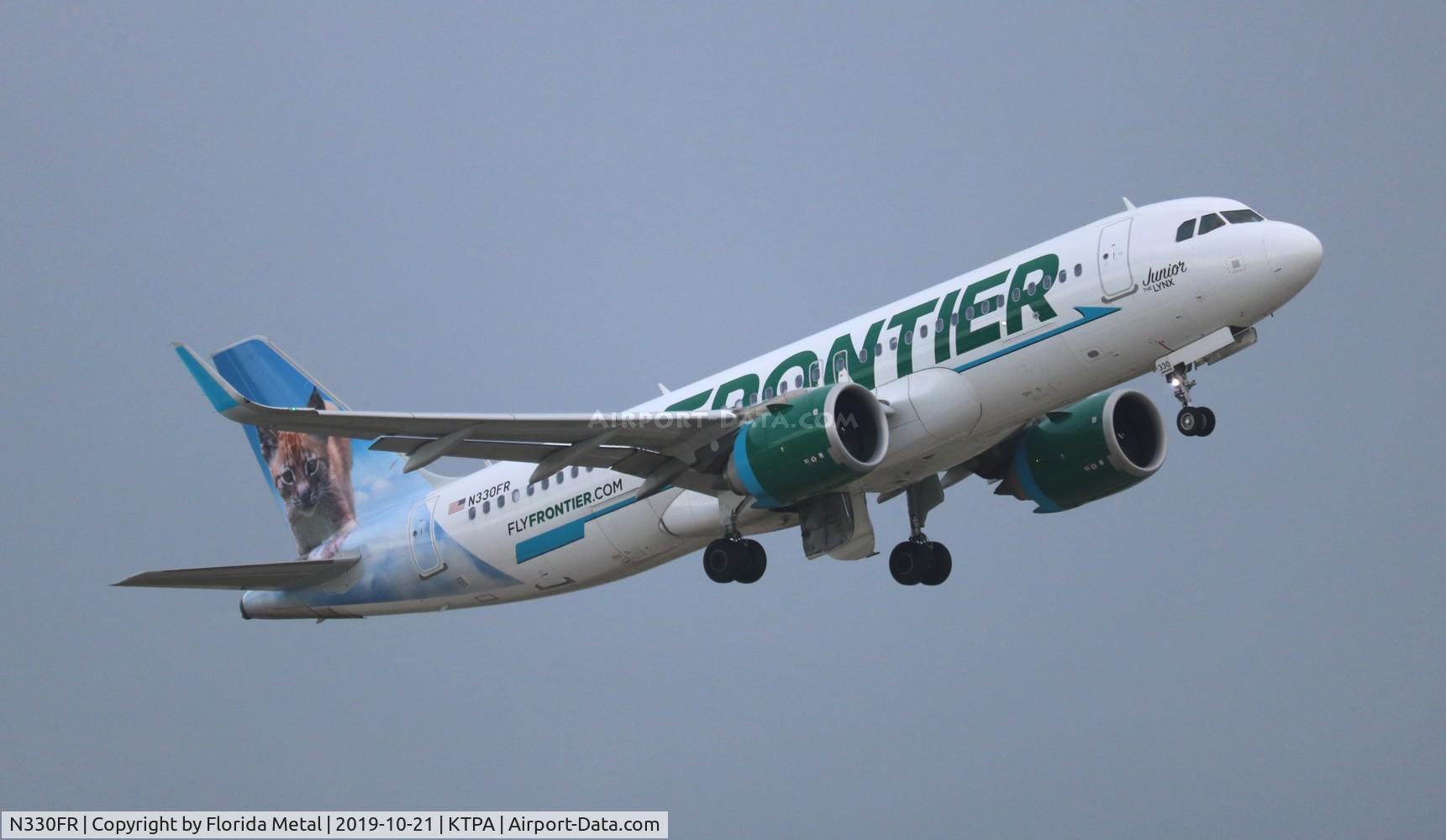N330FR, 2018 Airbus A320-251N C/N 8219, TPA 2019