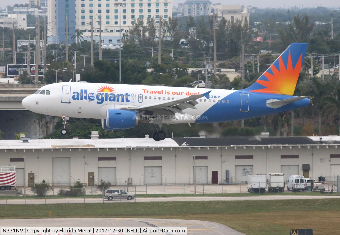 N331NV, 2005 Airbus A319-112 C/N 2625, FLL 2017