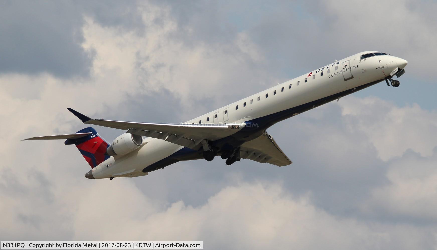 N331PQ, 2014 Bombardier CRJ-900LR (CL-600-2D24) C/N 15331, DTW 2017