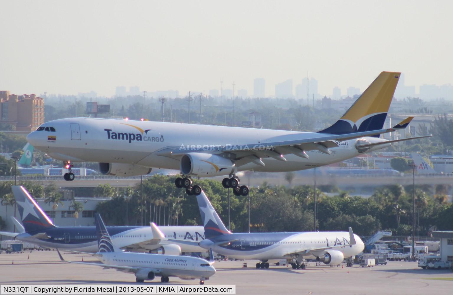 N331QT, 2012 Airbus A330-243F C/N 1380, MIA 2013