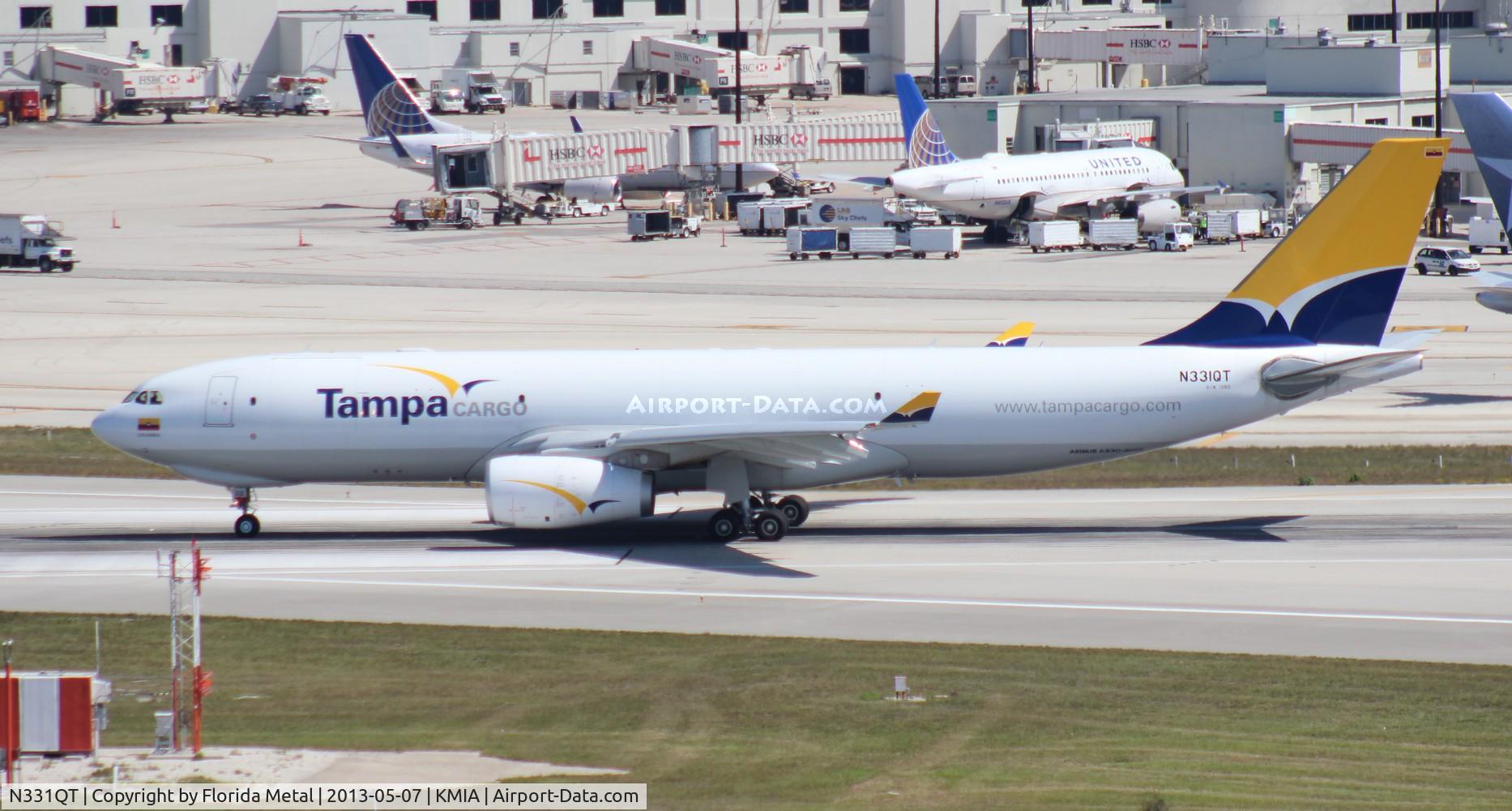 N331QT, 2012 Airbus A330-243F C/N 1380, MIA 2013